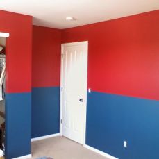 red and blue room